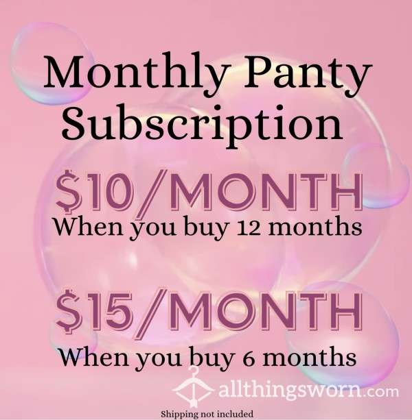 Panty Subscription