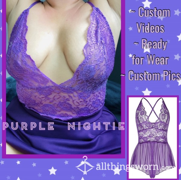 Pa**ion Purple Nightie 💜