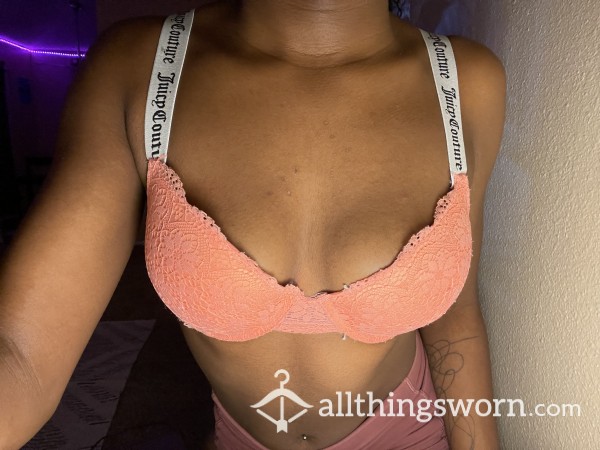 Peachy Pink Juicy Couture Bra