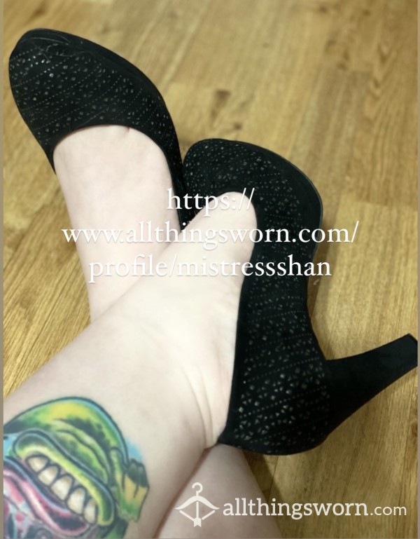 Photo Set- S**y Black Juicy Couture Heels