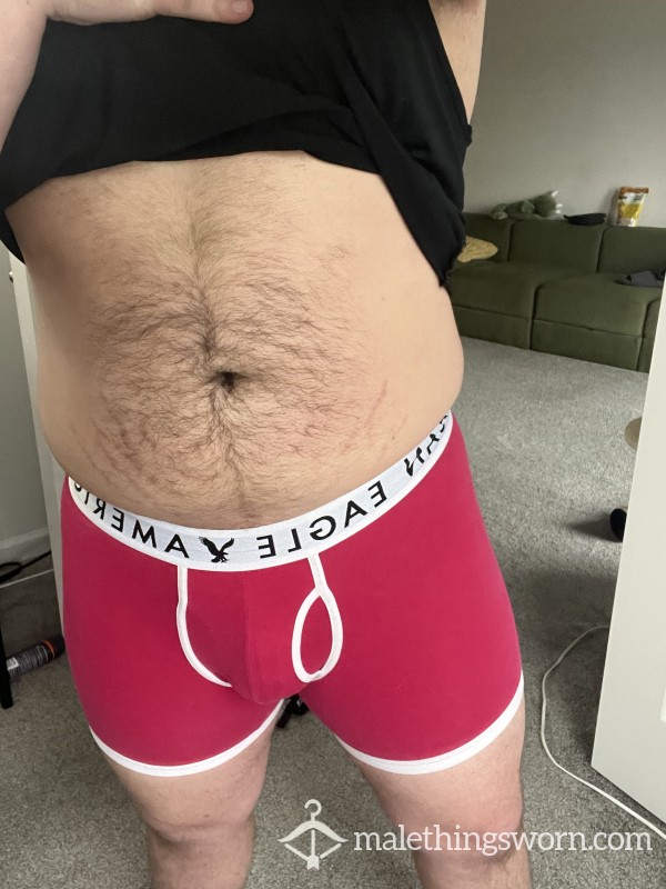 Pink American Eagle Boxer Briefs