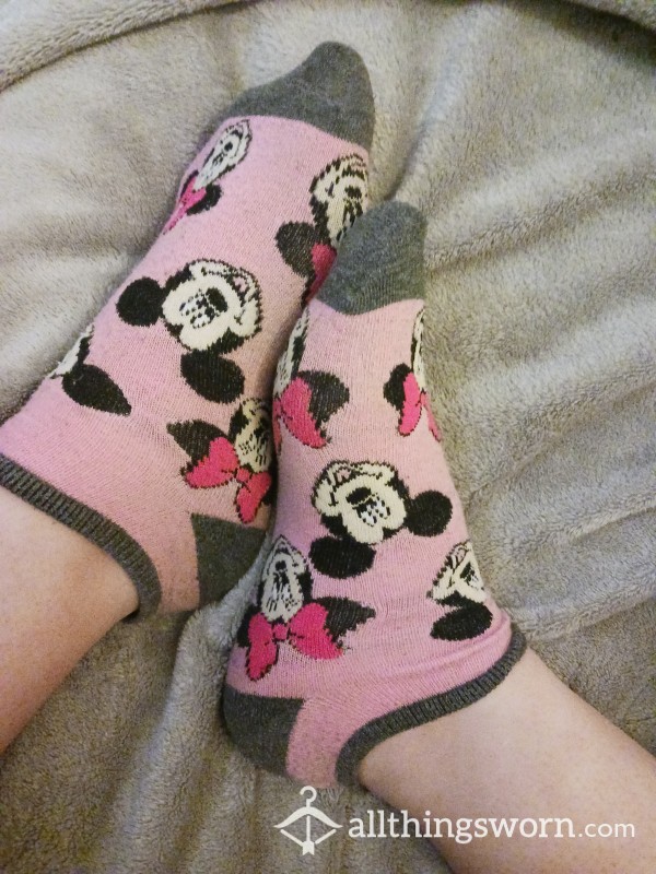 Pink Ankle Socks