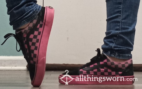 Pink & Black Vans