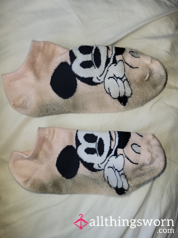 Pink Dirty Disney  Worn Socks 🩷