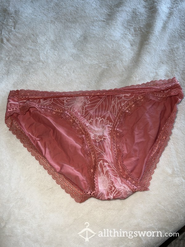 Pink Flor*l Fullback Panties