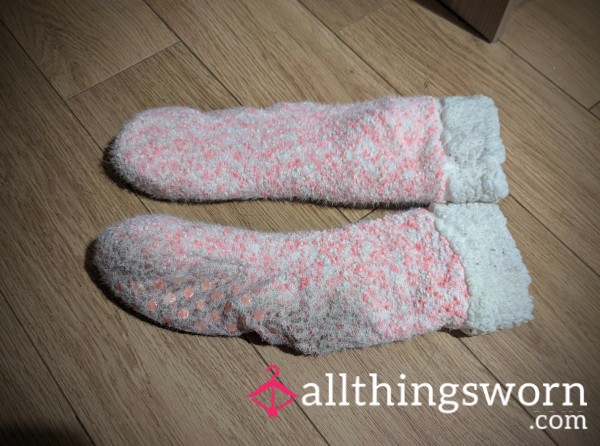 Pink Fluffy Socks