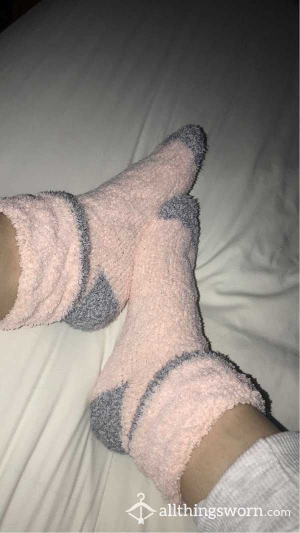 Pink Fluffy Socks