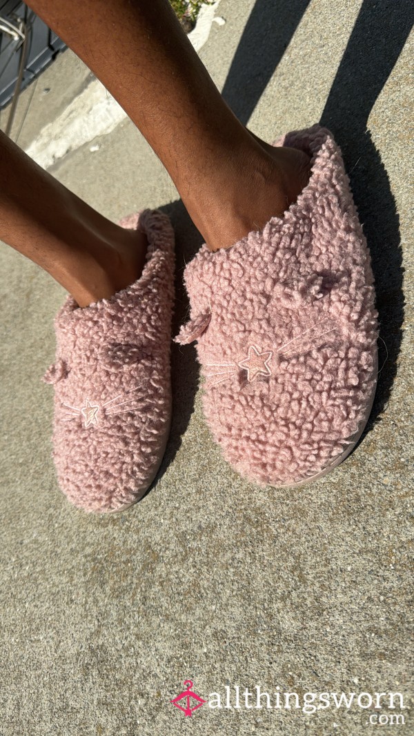 Pink Kitty Slipper