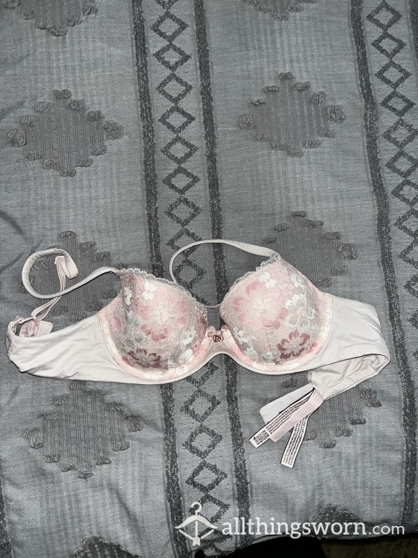 Pink Lace Bra