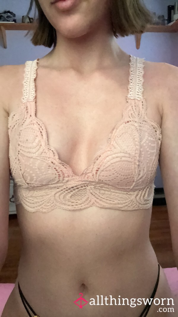 Pink Lace Bralette