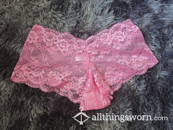 Pink Lace Panties