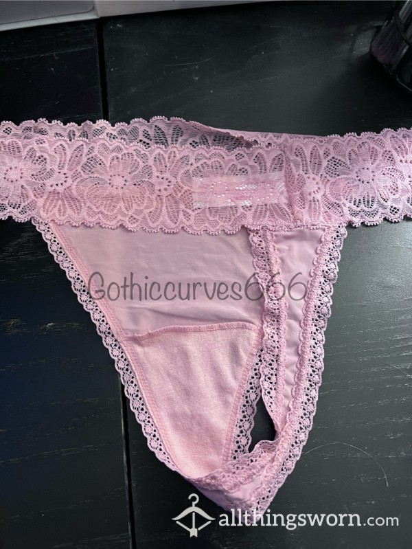 Pink Lace Panties