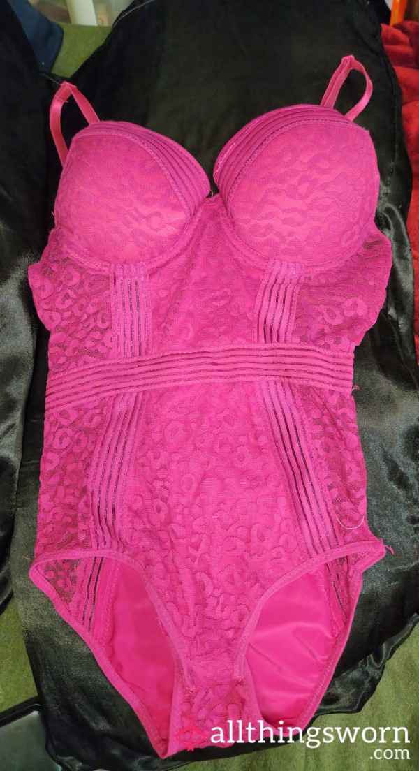 Pink Lacy Lingerie