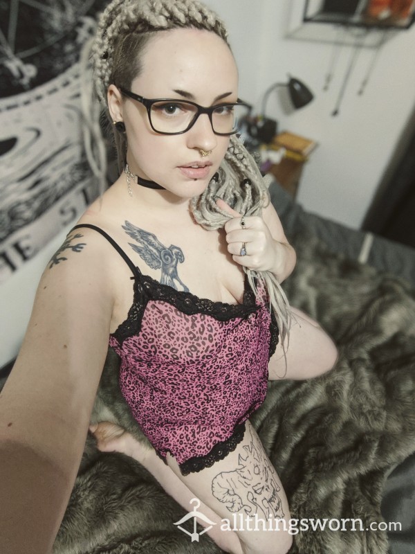 Pink Leopard Babydoll