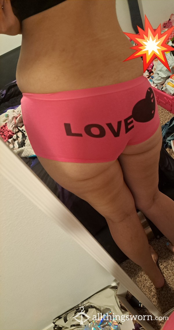 Pink Love Boyshorts