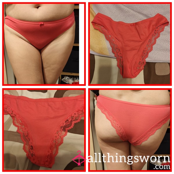 Pink Satin Style Knickers