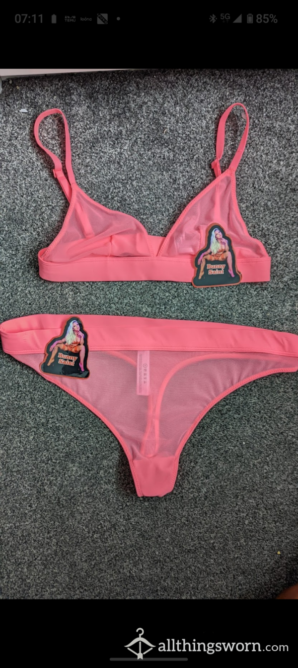 Pink Sheer Set