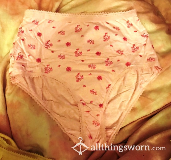 Pink, Size 14, Old Lady, Granny Pants