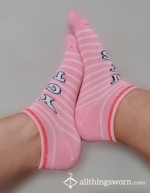 Pink Stripey Socks💋