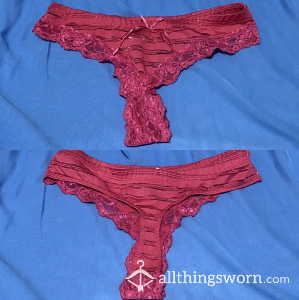 Pink Thong - Medium