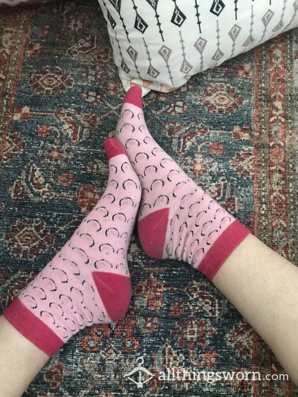 Pink T*tty Socks