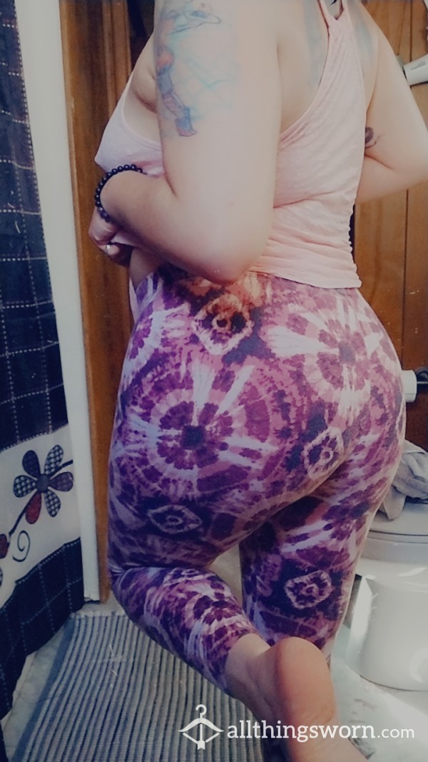 Pink Tie Dye Leggings