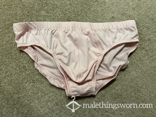 Pink White Basic Asos Briefs Medium