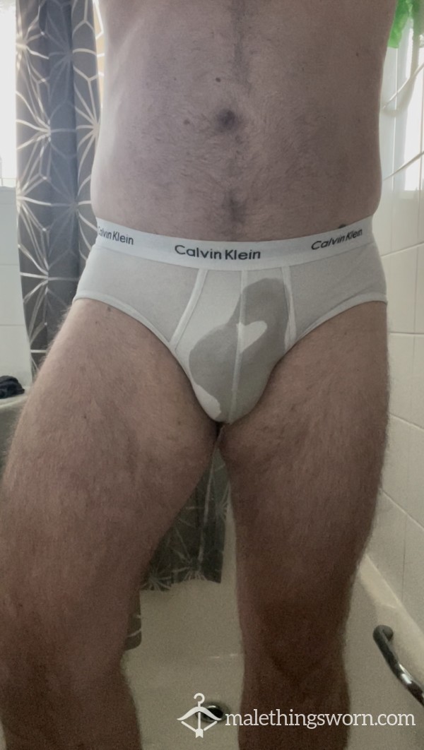 Pi*s Soaked Calvin Klein Briefs