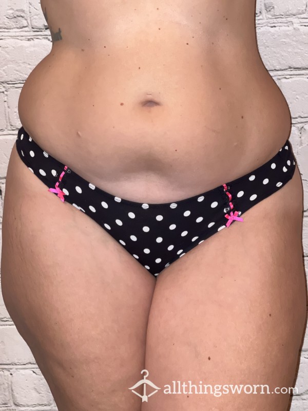 Polkadot Cotton Thong