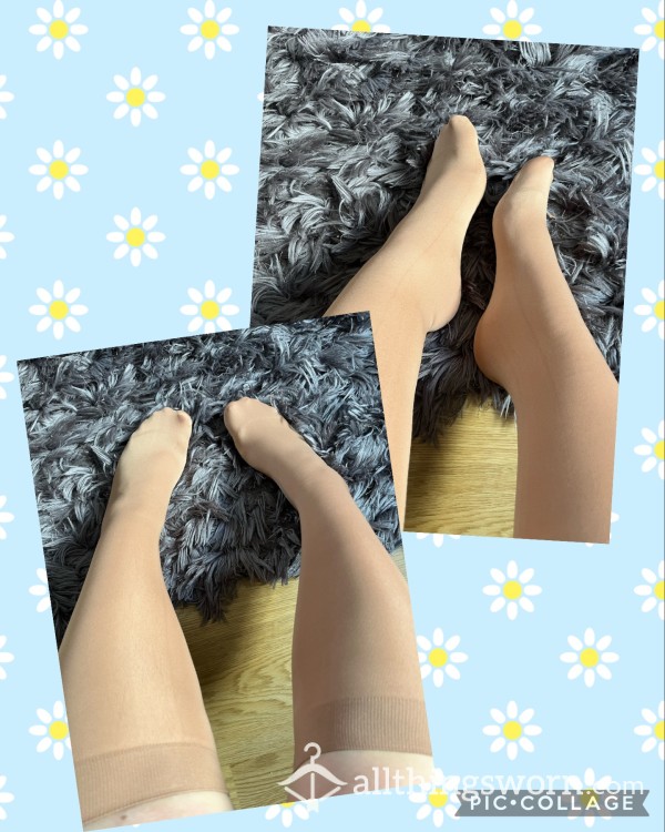 Pop Socks Trouser Socks 🧦 Tan Denier 80 😋