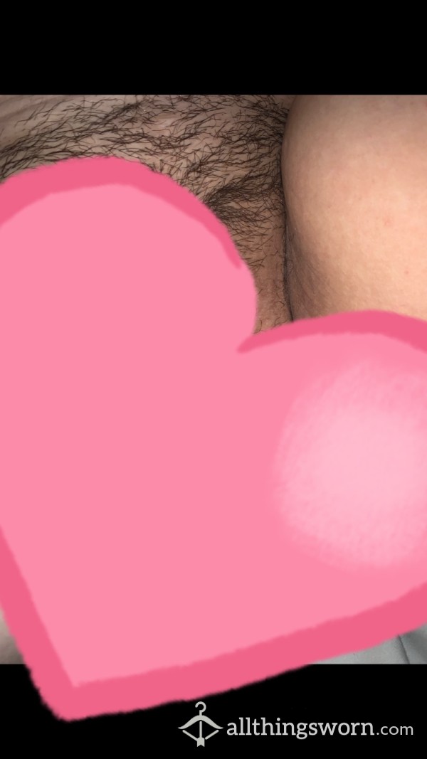 Post-Orgasm Hairy Creamy Pu**y Pic