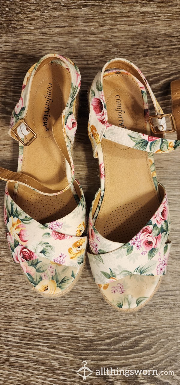 Garden Platform Sandals