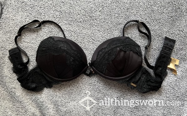 Pretty Black Push Up Bra