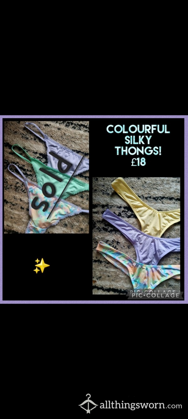 ✨️💜 Pretty N Silky Thongs & G-strings! 💜✨️