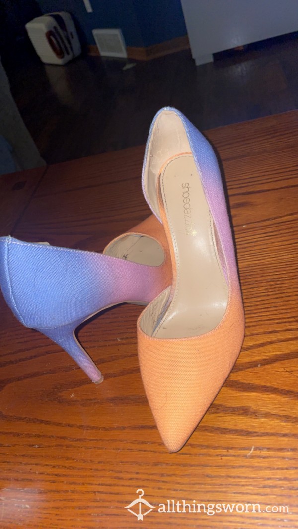 Pretty Ombré Heels