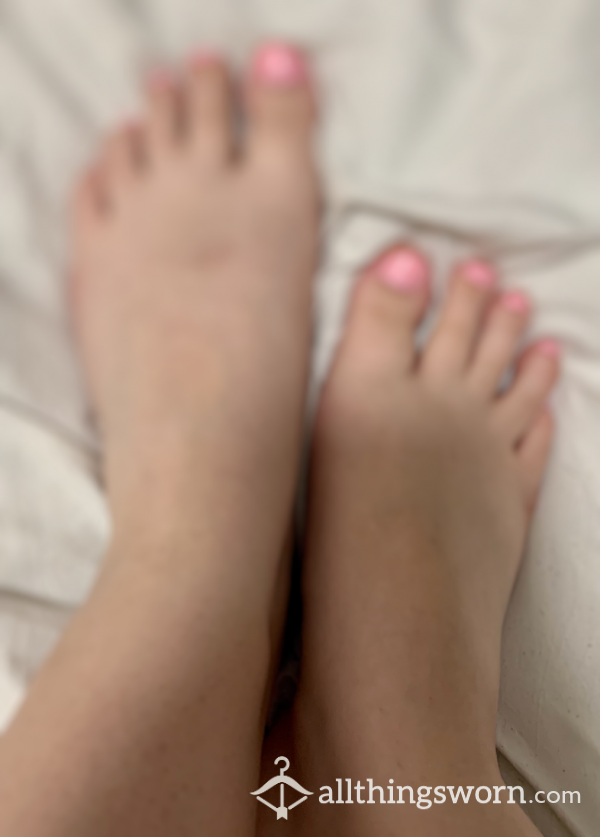 Pretty Painted Pink Toes Feet Pics