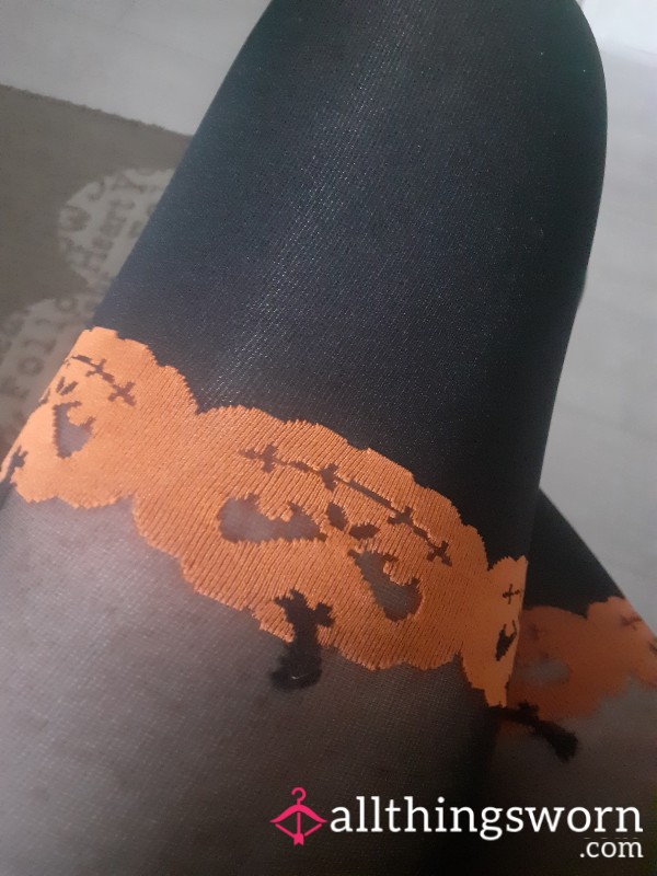 Pretty Polly Halloween Tights X