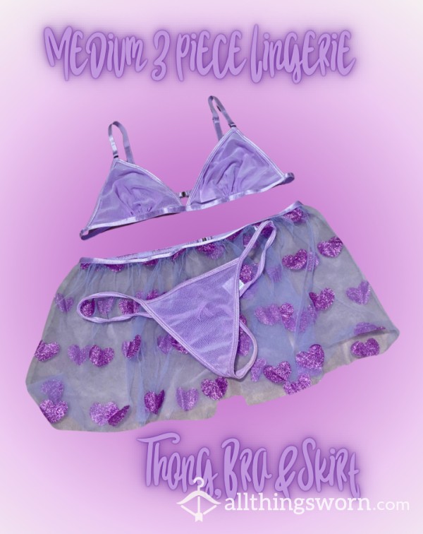 Purple 3 Piece Set