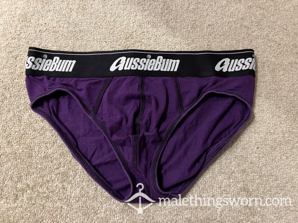 Purple Aussieb*m Briefs Medium