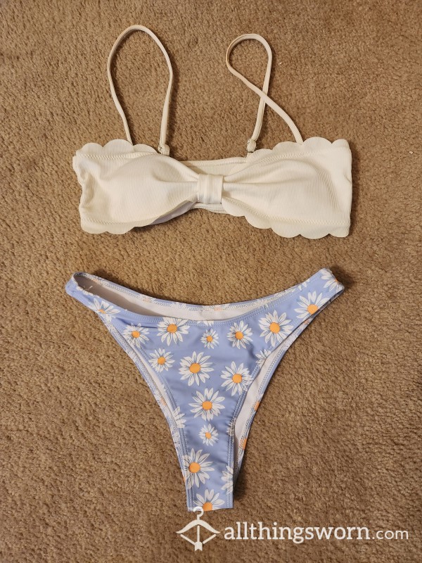 Purple Daisy Mini Bikini