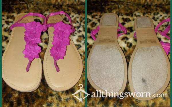 Purple Flower Flats