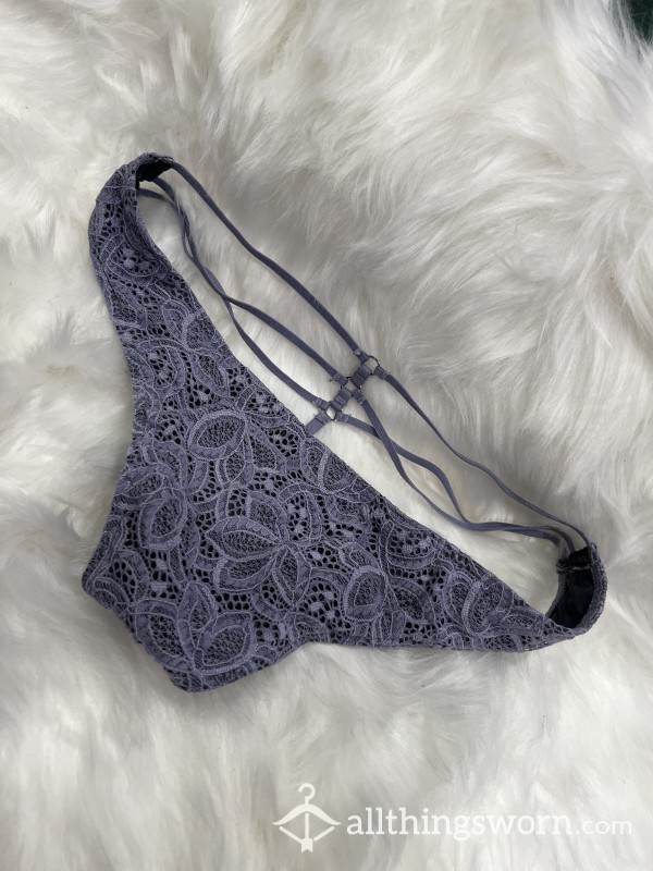 Purple Lace G-String