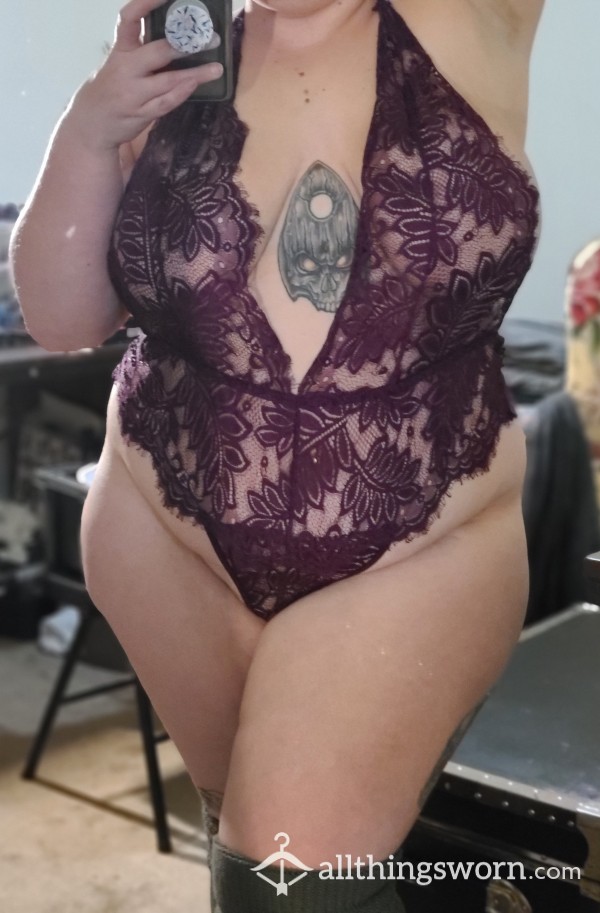 Purple Lace Lingerie