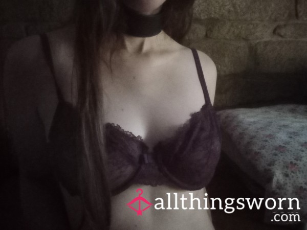 Purple Lace Very Delicate Bra