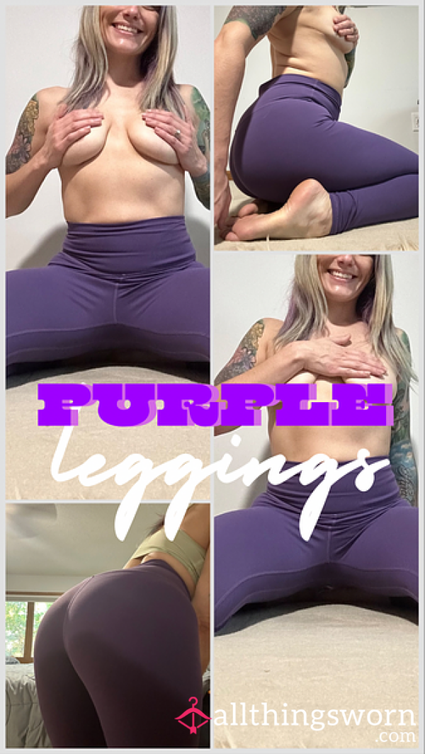 Purple Leggings 😈