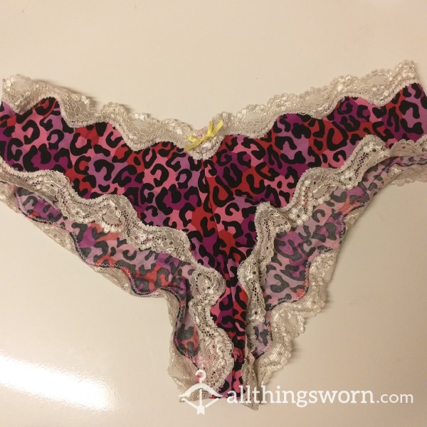 Silky Purple Leopard Print