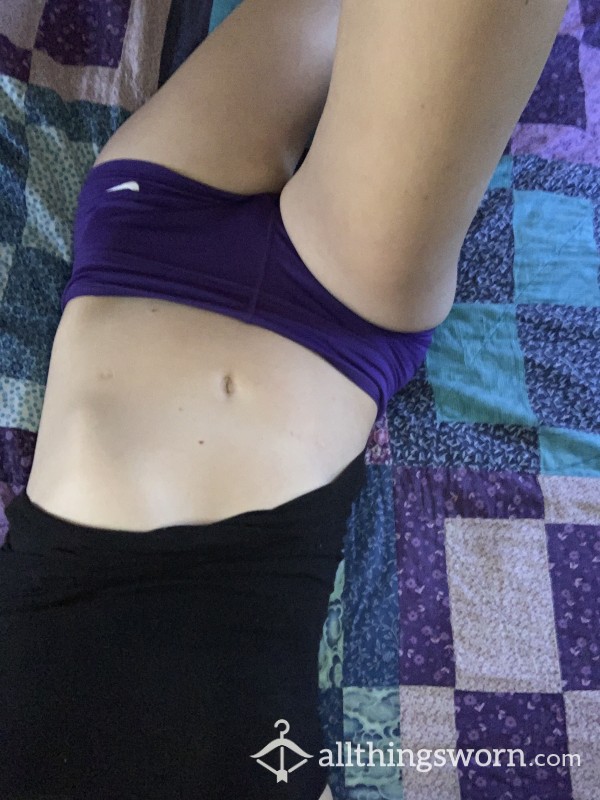 Purple Nike Spandex Shorts