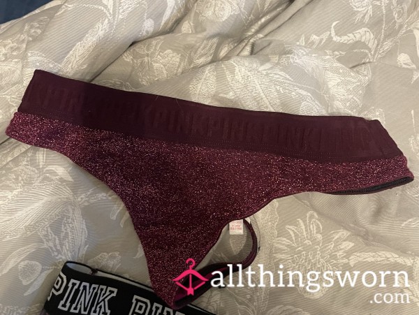 Purple Sparkle Thong