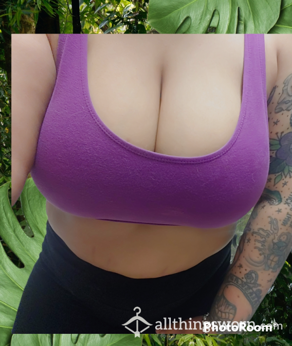 Purple Sports Bra