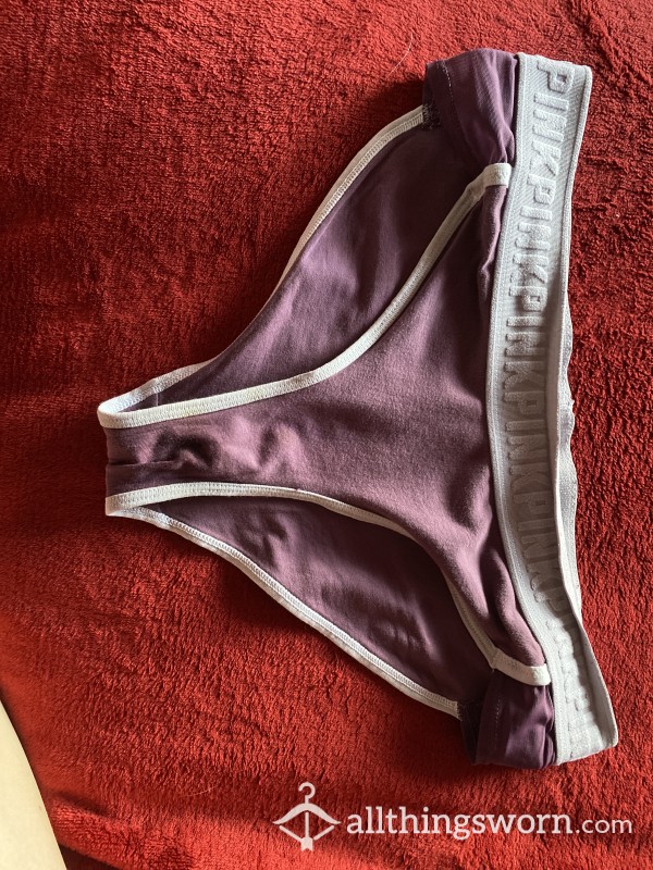 Purple Well Worn Pink Panties